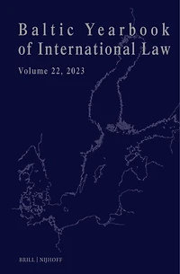 Baltic Yearbook of International Law, Volume 22 (2023)