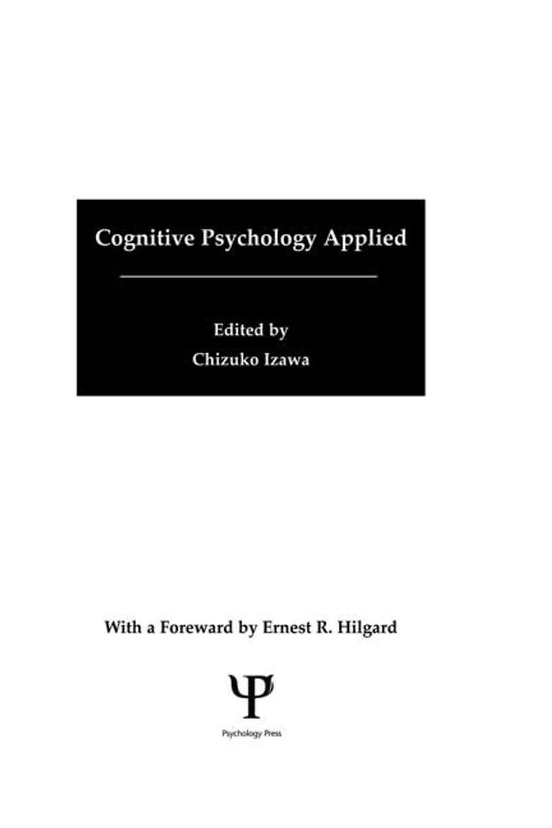 Cognitive Psychology Applied: A Symposium At The 22nd International Congress Of Applied