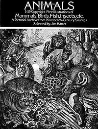 Animals: 1419 Royalty-Free Illustrations of Mammals, Birds, Fish, Insects, Etc.