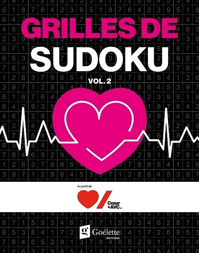 Sudoku Vol. 2 fondation du coeur et avc
