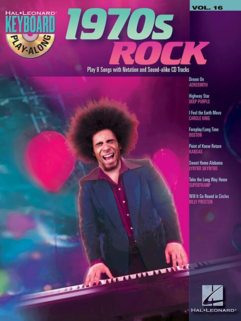 1970s Rock: Keyboard Play-along Volume 16