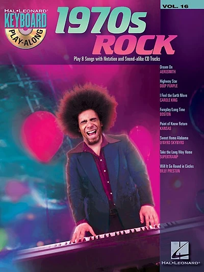 1970s Rock: Keyboard Play-along Volume 16
