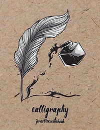 Calligraphy Practice NoteBook: Hand Lettering: Calligraphy Workbook: Wood: (Training, Exercises and Practice: Lettering calligraphy. Calligraphy book)