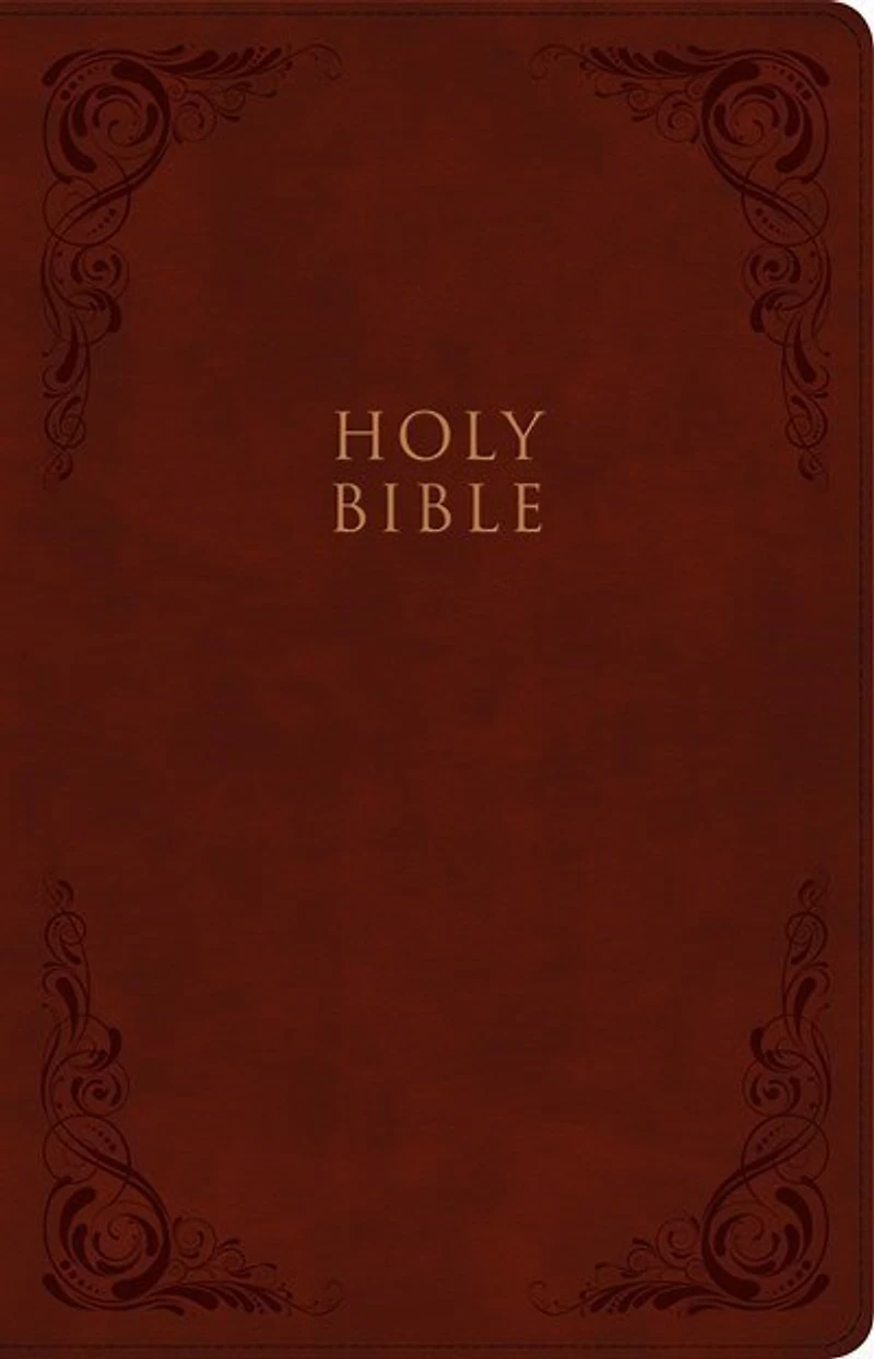 KJV Large Print Personal Reference Bible, Burgundy LeatherTouch