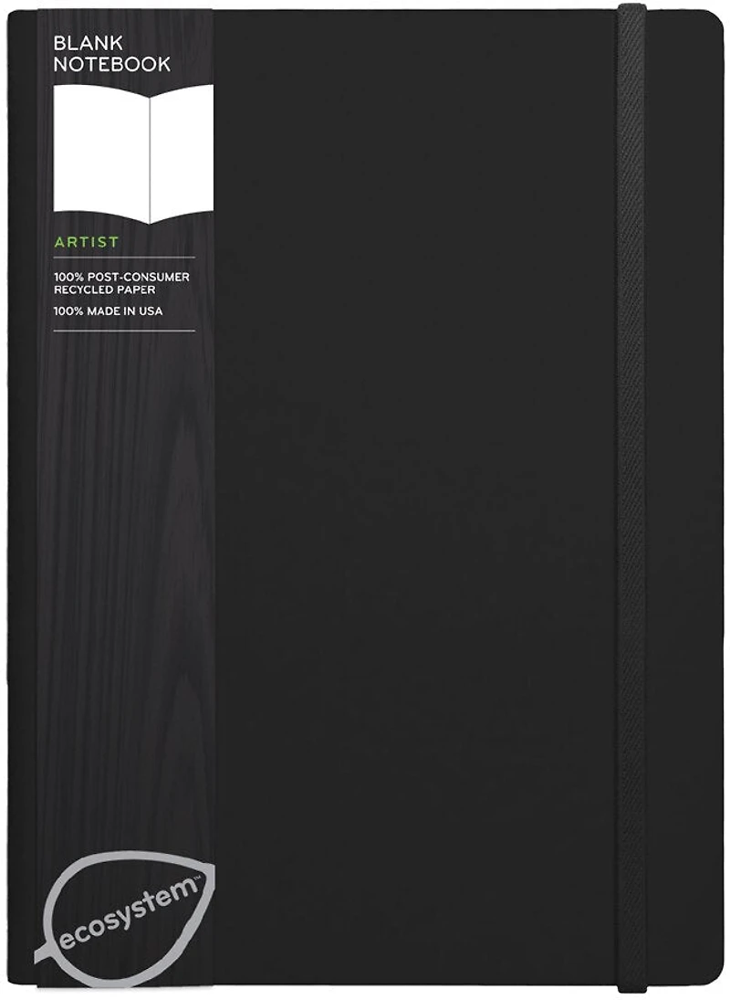ecosystem Journal Blank: Large Onyx Hardcover