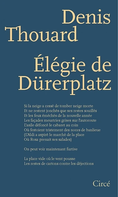 Elégie de Dürerplatz