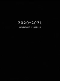 2021 Academic Planner: Large Weekly And Monthly Planner With Inspirational Quotes And Cover (hardcover