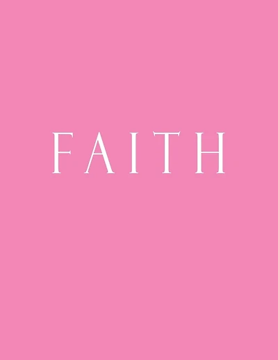 Faith: Decorative Book to Stack Together on Coffee Tables, Bookshelves and Interior Design - Add Bookish Charm Decor to Your Home - Stack Deco Books together to create Your unique Fashion Design style - Faith