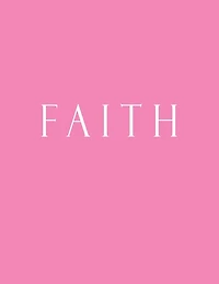 Faith: Decorative Book to Stack Together on Coffee Tables, Bookshelves and Interior Design - Add Bookish Charm Decor to Your Home - Stack Deco Books together to create Your unique Fashion Design style - Faith