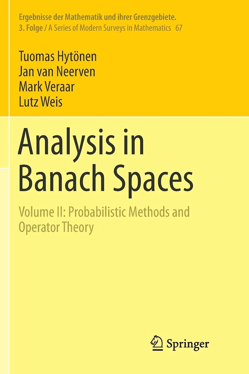 Analysis Banach Spaces: Volume II: Probabilistic Methods and Operator Theory