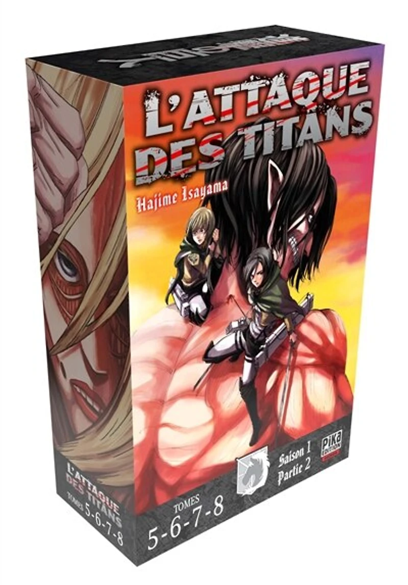 L'attaque des titans : saison 1, partie 2 tomes 5, 6, 7, 8