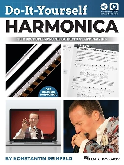Do-It-Yourself Harmonica: The Best Step-by-Step Guide to Start Playing - Book with Online Audio and Instructional Videos: The Best Step-by-Step Guide to Start Playing