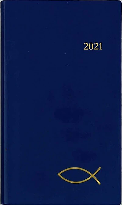 Agenda du chrétien 2021: bleu
