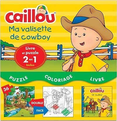 Caillou Ma valisette de cowboy