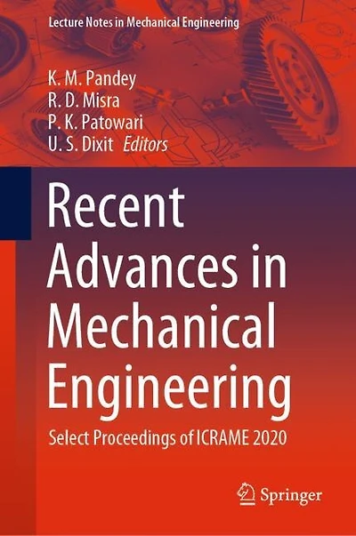 Recent Advances Mechanical Engineering: Select Proceedings Of Icrame 2020