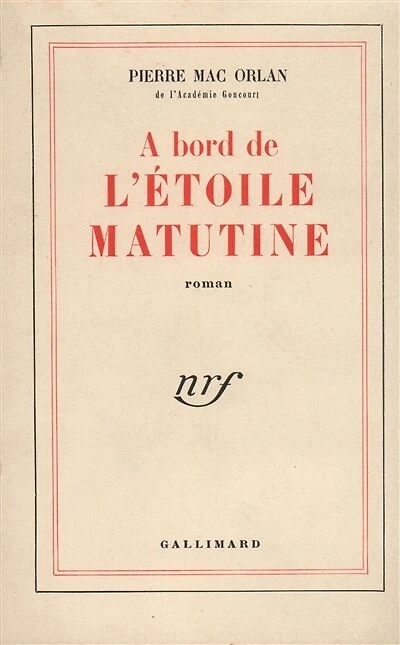 A bord de l'Etoile Matutine