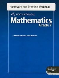 Homework and Practice Workbook Grade 7