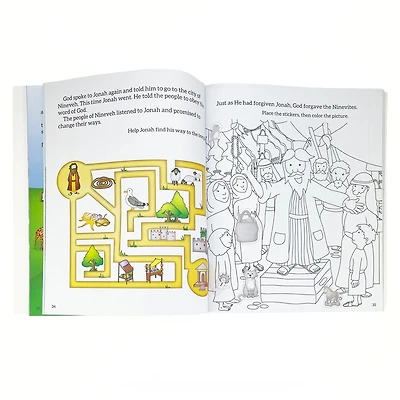 Bible Story and Activity Book for Kids (Little Sunbeams)