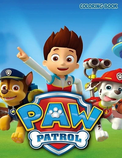 Paw Patrol Coloring Book: Coloring Book For Kids And Adults 40+ Illustrations