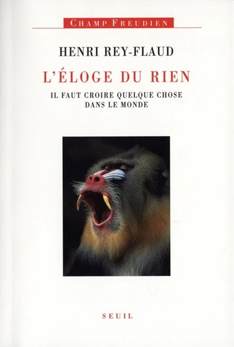 L' éloge du rien: il faut croire quelque chose dans le monde