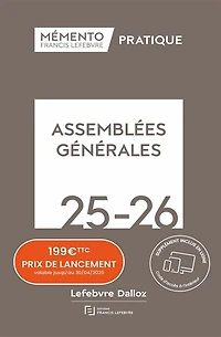 Assemblées générales 2025-2026