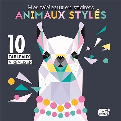 Animaux stylés: 10 tableaux à réaliser