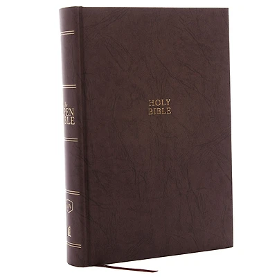 The KJV Open Bible: Complete Reference System, Burgundy Leathersoft, Red Letter, Comfort Print: King James Version: System