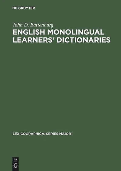 English monolingual learners' dictionaries: A user-oriented study