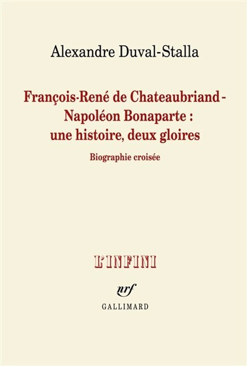 François-René de Chateaubriand-Napoléon Bonaparte: une histoire, deux gloires