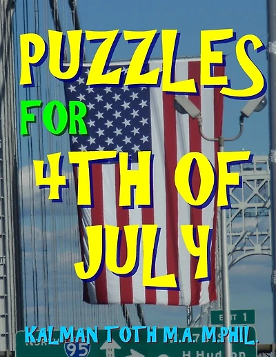 Puzzles for 4th of July: 133 Large Print Themed Word Search Puzzles