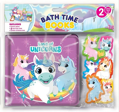 UNICORNS BATH TIME BOOKS (EVA BAG): UNICORNS