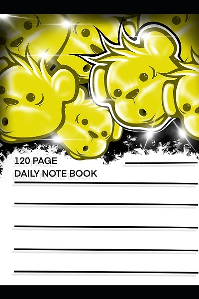 120 Page Daily Note Book