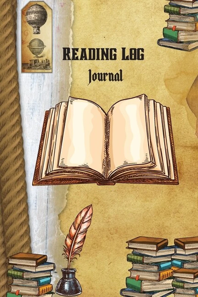 Reading Log Journal: Book Review Journal Track, Record And Review 100 Books - Reading Log Gifts For Book Lovers Reading