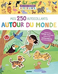 250 autocollants autour du monde