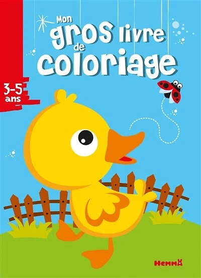 Mon gros livre de coloriage: canard, 3-5 ans