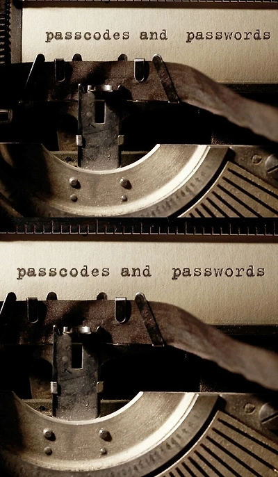 passwords and passcodes creative blank journal: journal