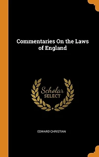 Commentaries On the Laws of England