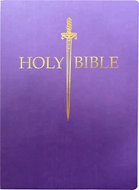 KJV Sword Bible, Large Print, Royal Purple Ultrasoft: (Red Letter, 1611 Version)