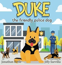 Duke the friendly police dog