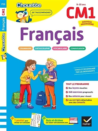 Français CM1, 9-10 ans: nouveau programme