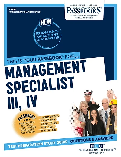 Management Specialist III, IV (C-4861): Passbooks Study Guide