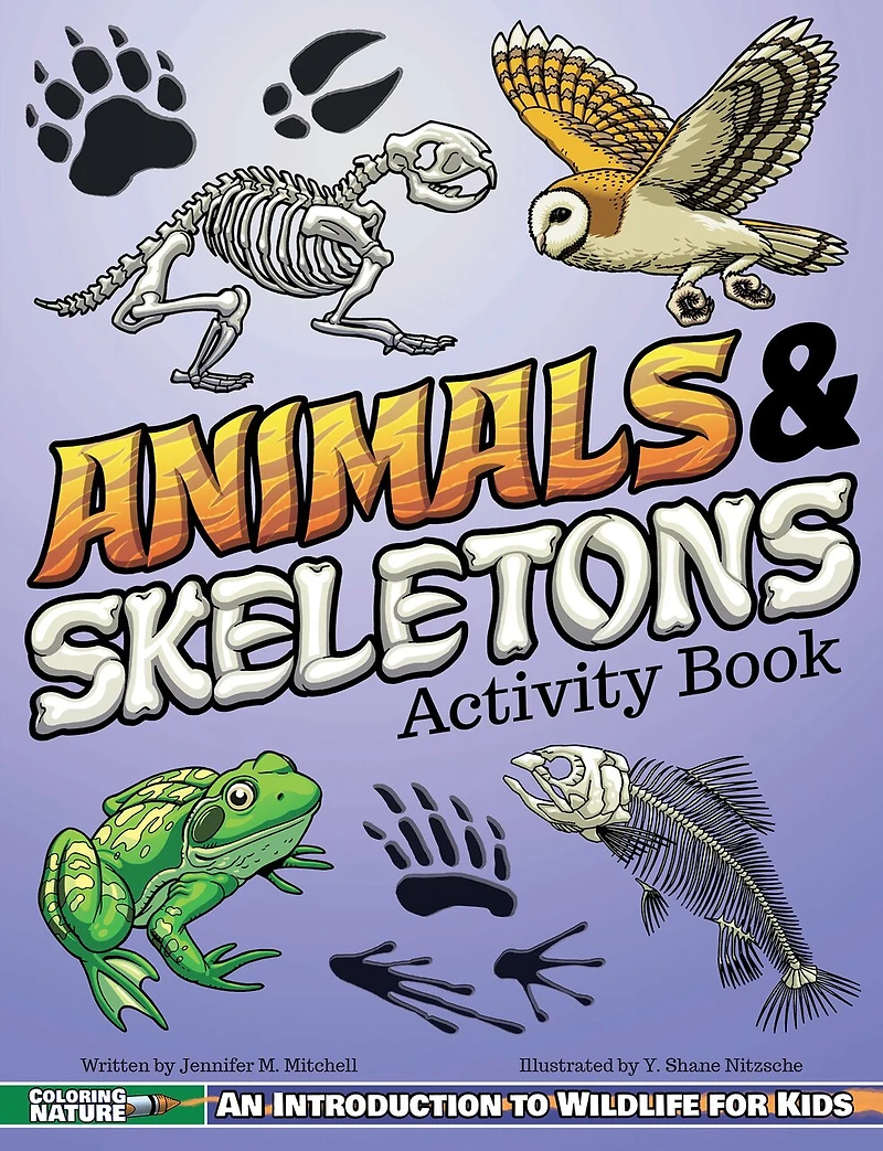 Animals & Skeletons Activity Book: An Introduction to Wildlife for Kids
