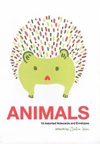 Animals Note Cards Artwork By Julia Kuo: 16 Assorted Note Cards And Envelopes