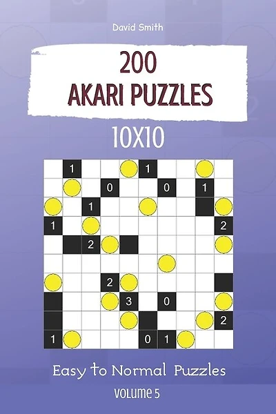 Akari Puzzles - 200 Easy to Normal Puzzles 10x10 vol.5
