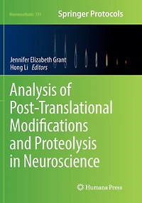 Analysis of Post-Translational Modifications and Proteolysis Neuroscience