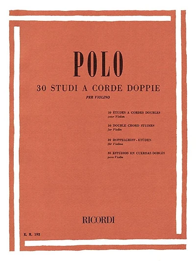 30 Double Chord Studies: Violin Method