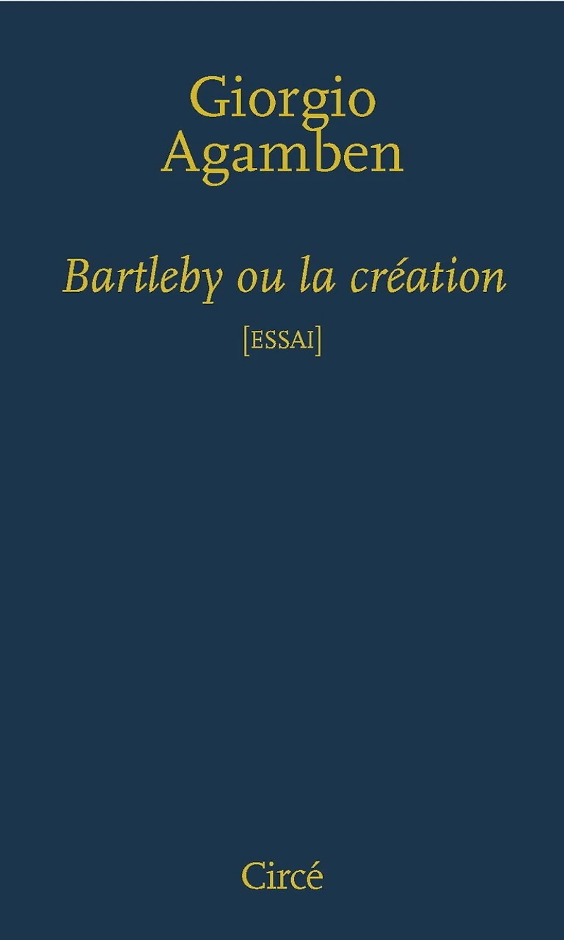 Bartleby ou la création