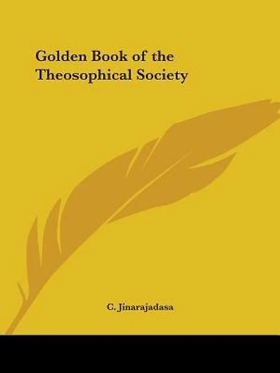 Golden Book of the Theosophical Society