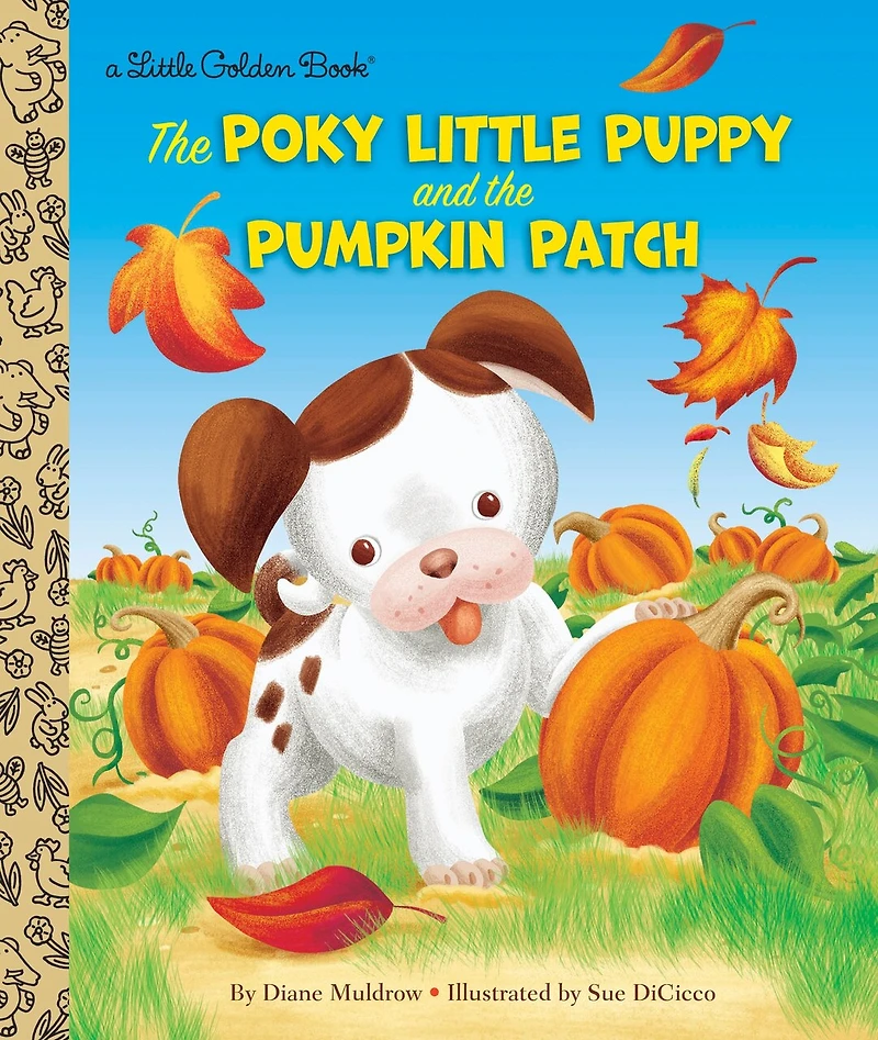 the Poky Little Puppy and Pumpkin Patch: A Golden Book for Kids Toddlers