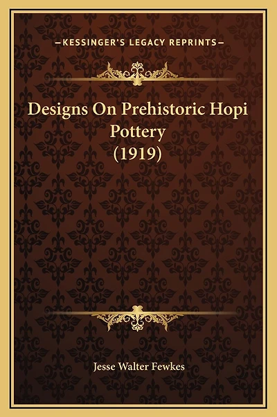 Designs On Prehistoric Hopi Pottery (1919)